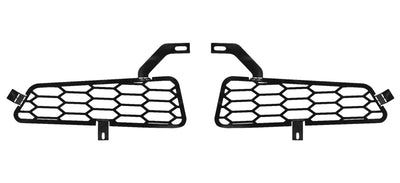 Hex Style - Black Bumper Grille Inserts <br> 17-20 Ford F-150