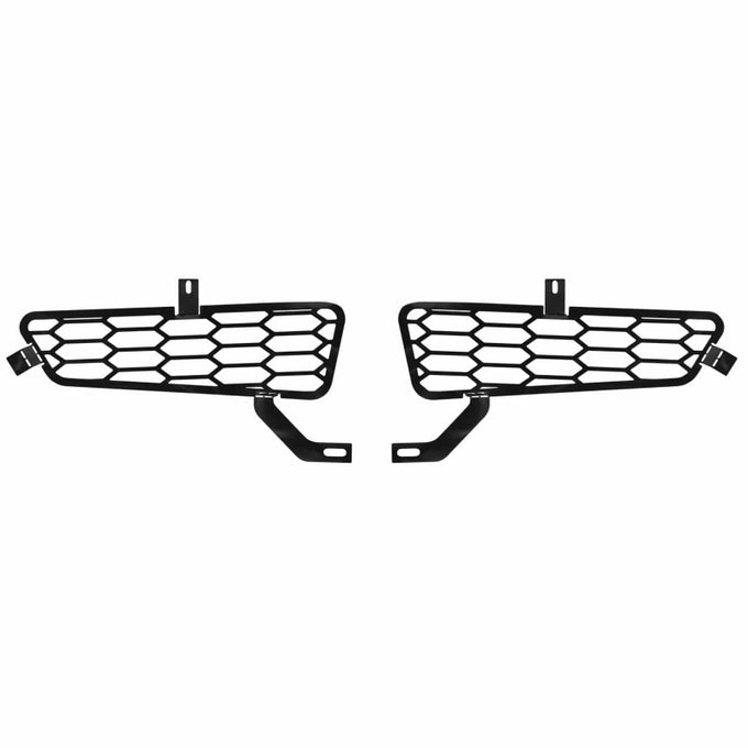 Hex Style - Black Bumper Grille Inserts <br> 17-20 Ford F-150