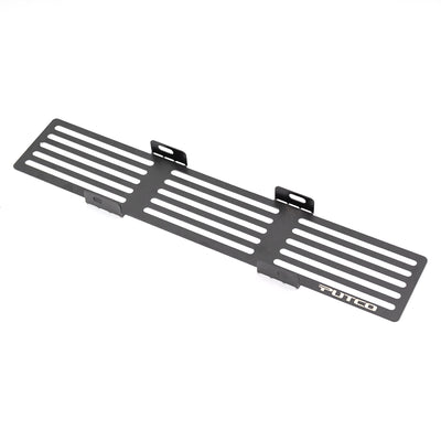 Black Powdercoated Hex Shield Design Grille <br> 23-24 Ford F-350 F-250