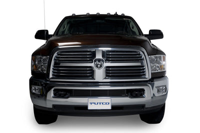BLACK Stainless Steel - Bumper Grille Inserts <br> 11-19 Dodge Ram 2500 3500