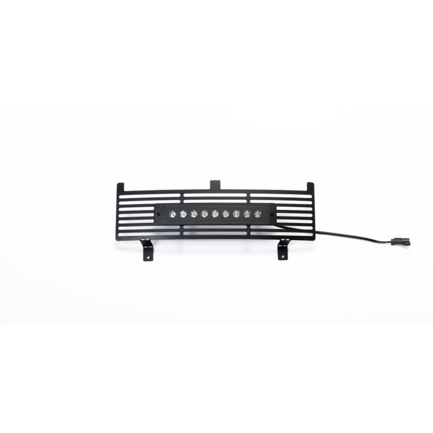 Bumper Grille Insert w/ Curved Flush 10in Light Bar <br> 15-19 Chevy Silverado, GMC Sierra 2500 3500 HD