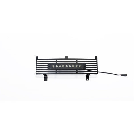 Bumper Grille Insert w/ Curved Flush 10in Light Bar <br> 15-19 Chevy Silverado, GMC Sierra 2500 3500 HD