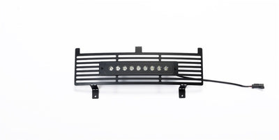 Bumper Grille Insert w/ Curved Flush 10in Light Bar <br> 15-19 Chevy Silverado, GMC Sierra 2500 3500 HD