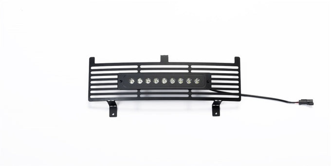 Bumper Grille Insert w/ Curved Flush 10in Light Bar <br> 15-19 Chevy Silverado, GMC Sierra 2500 3500 HD