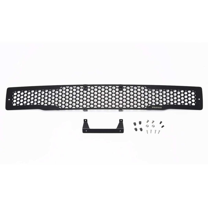 Black Punch Design Bumper Grille Inserts <br> 15-17 Ford F-150