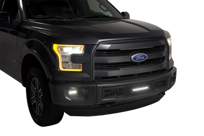 Bumper Grille Inserts w/ 10in Luminix Light bar <br> 15-17 Ford F-150
