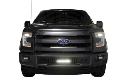Bumper Grille Inserts w/ 10in Luminix Light bar <br> 15-17 Ford F-150
