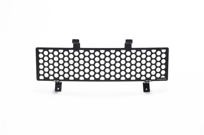 Stainless Steel Black Punch Design Bumper Grille <br> 11-16 Ford F-250 F-350
