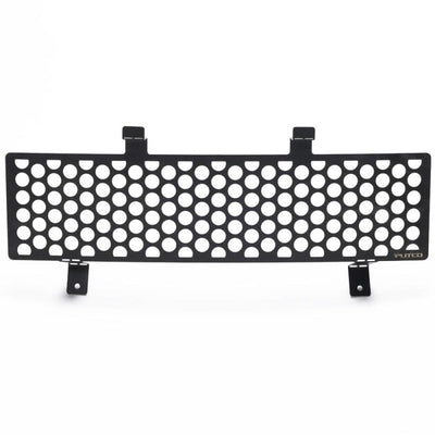 Stainless Steel Black Punch Design Bumper Grille <br> 11-16 Ford F-250 F-350