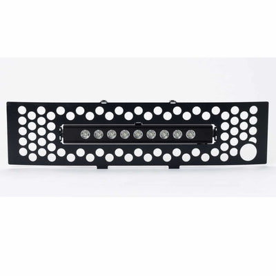 Bumper Grille Insert w/ 10in Luminix Light Bar <br> 11-14 Ford F-150
