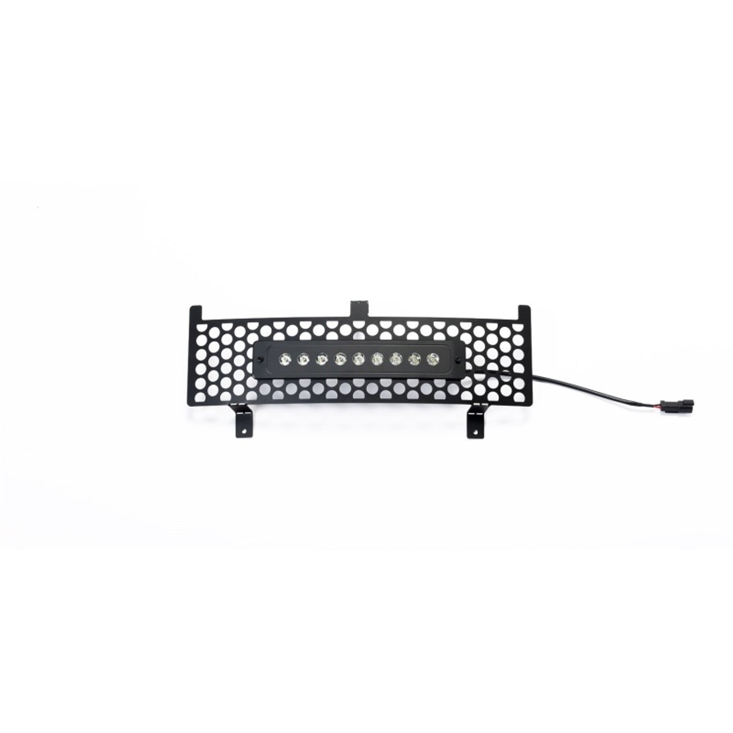 Bumper Grille Insert w/ Curved Flush 10in Light Bar <br> 15-19 Chevy Silverado, GMC Sierra 2500 3500 HD