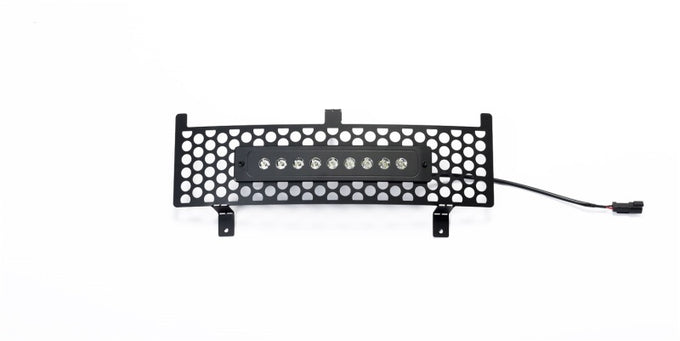 Bumper Grille Insert w/ Curved Flush 10in Light Bar <br> 15-19 Chevy Silverado, GMC Sierra 2500 3500 HD