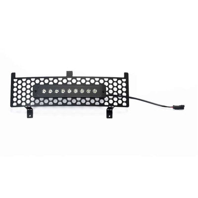 Bumper Grille Insert w/ Curved Flush 10in Light Bar <br> 15-19 Chevy Silverado, GMC Sierra 2500 3500 HD