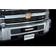 Bumper Grille Insert w/ Curved Flush 10in Light Bar <br> 15-19 Chevy Silverado, GMC Sierra 2500 3500 HD