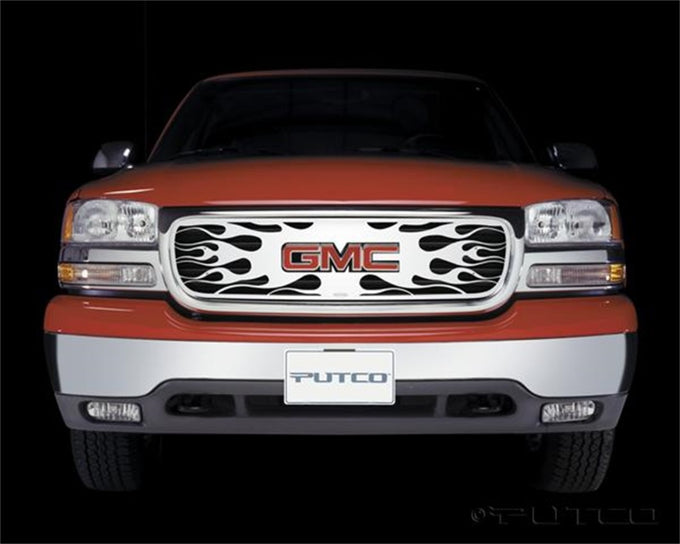 Flaming Inferno Stainless Steel Grille <br> 00-20 GMC Yukon, 99-02 Sierra 1500