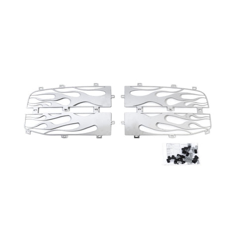 Flaming Inferno Stainless Steel Grille <br> 06-08 Dodge Ram 1500 2500 3500
