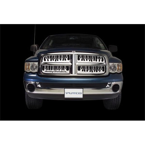 Flaming Inferno Stainless Steel Grille <br> 05-07 Chevy Silverado 1500 2500 3500 HD