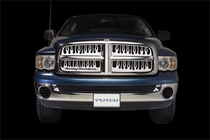 Flaming Inferno Stainless Steel Grille <br> 07-13 Chevy Silverado 150
