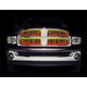 Flaming Inferno Stainless Steel Grilles <br> 07-10 GMC Sierra 1500 2500 3500 HD