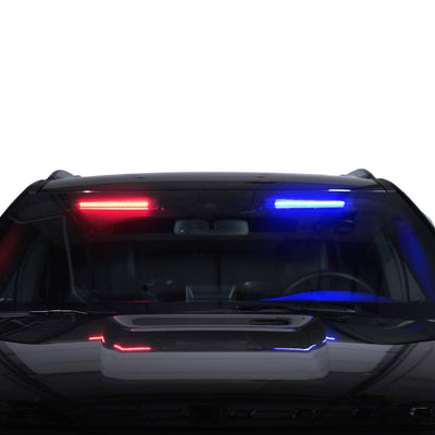 Pair 12in Emergency Blade Windshield Mount LED Light <br> 17-24 Ford F-150 F-350 F-250