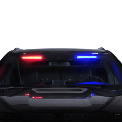 Pair 12in Emergency Blade Windshield Mount LED Light <br> 17-24 Ford F-150 F-350 F-250