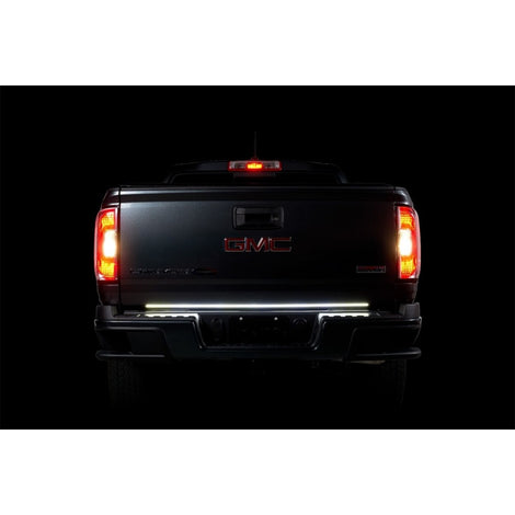 48In. Red Blade LED Tailgate Light Bar <br> 19-25 Ram 1500, 18-25 Jeep Wrangler