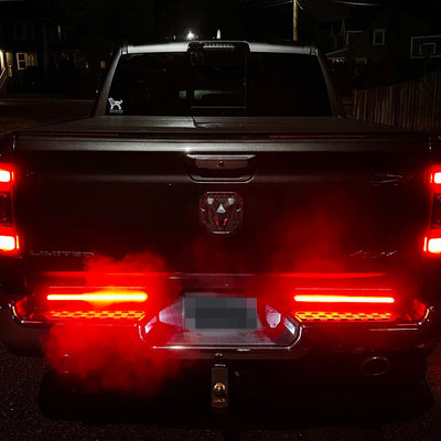18in Split Red Light Blade Direct Fit Kit Red/White <br> Universal