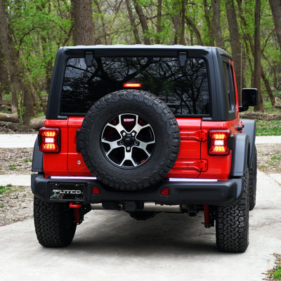 18in Split Red Light Blade Direct Fit Kit Red/White <br> Universal
