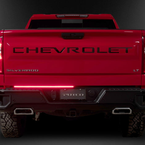 60in.Red Light Blade Direct Fit Kit Red <br> 19-20 Chevy Silverado, GMC Sierra 1500 2500 3500 HD
