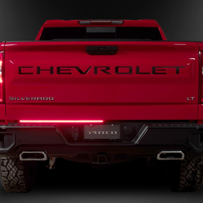 60in.Red Light Blade Direct Fit Kit Red <br> 19-20 Chevy Silverado, GMC Sierra 1500 2500 3500 HD