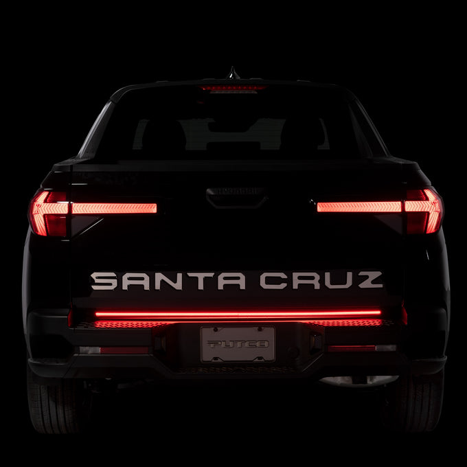 48In Direct Fit Red Blade Kit Tailgate Bars <br> 23-25 GMC Canyon