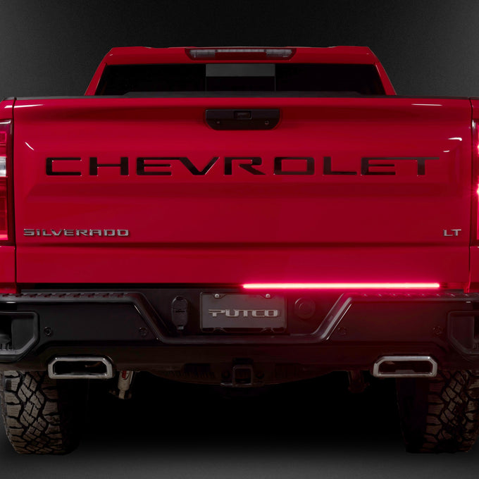 60in. Red Blade Kit Tailgate Bars w/ LED Taillamps <br> 21-24 Ford F-150