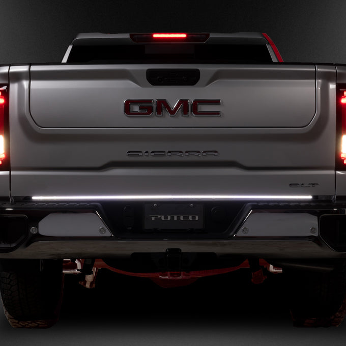 60in. Red Blade Kit Tailgate Bars <br> 24-25 Chevy Silverado, GMC Sierra 2500 3500 HD