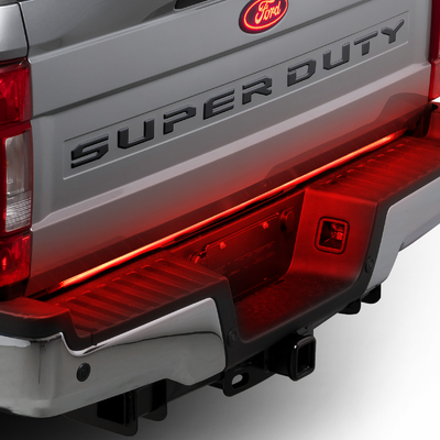 60in. Red Blade Kit Tailgate Bars w/ LED Taillamps <br> 23-24 Ford F-350 F-250