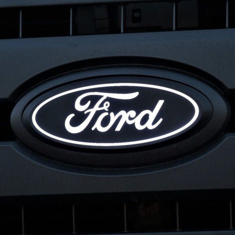 Front Luminix Ford LED Emblem <br> 18-24 Ford F-150 Lightning