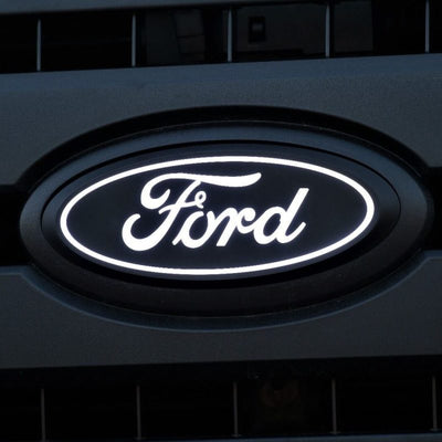 Front Luminix Ford LED Emblem <br> 18-24 Ford F-150 Lightning