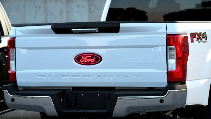 Front Luminix Ford LED Emblem w/ Camera CutOut <br> 21-24 Ford F-150 Lightning