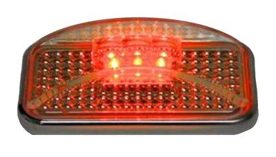 Red LED w/Ion Chrome Lens Universal Side Markers <br> Universal
