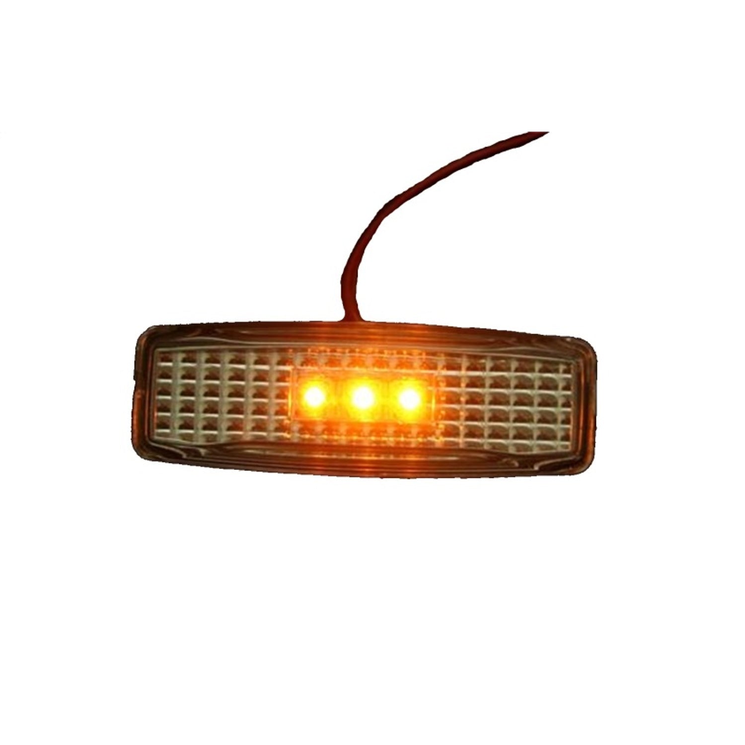Ion Chrome Fender Marker Lights <br> 94-02 Dodge Ram 3500