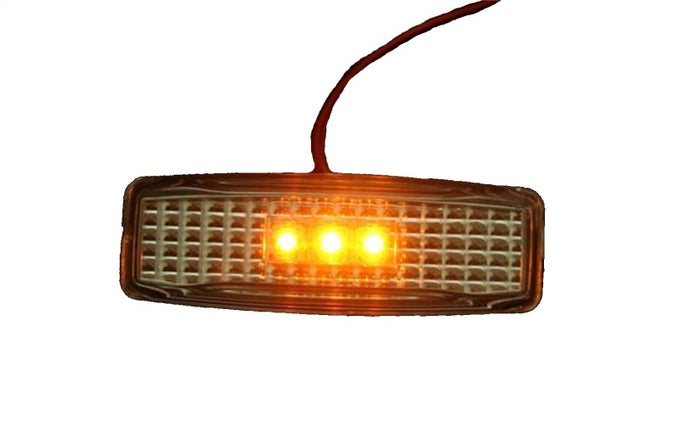 Ion Chrome Fender Marker Lights <br> 94-02 Dodge Ram 3500
