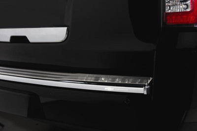 Stainless Steel Rear Bumper Cover <br> 15-20 Chevy Suburban Tahoe