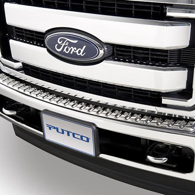 Front Bumper Cover Stainless Steel Bumper Covers <br> 11-16 Ford F-250 F-350