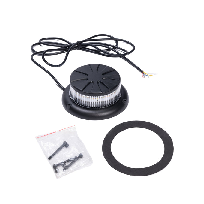 Amber/White Hornet Beacon Strobe Light Bar <br> Universal