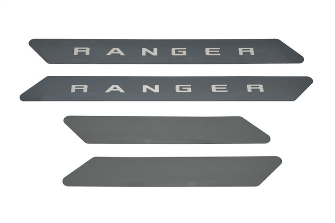 4pcs Black Platinum Door Sills <br> 19-25 Ford Ranger