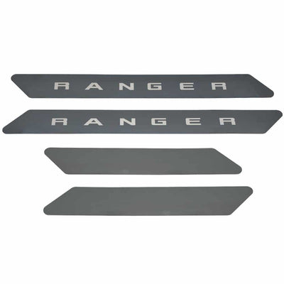 4pcs Black Platinum Door Sills <br> 19-25 Ford Ranger