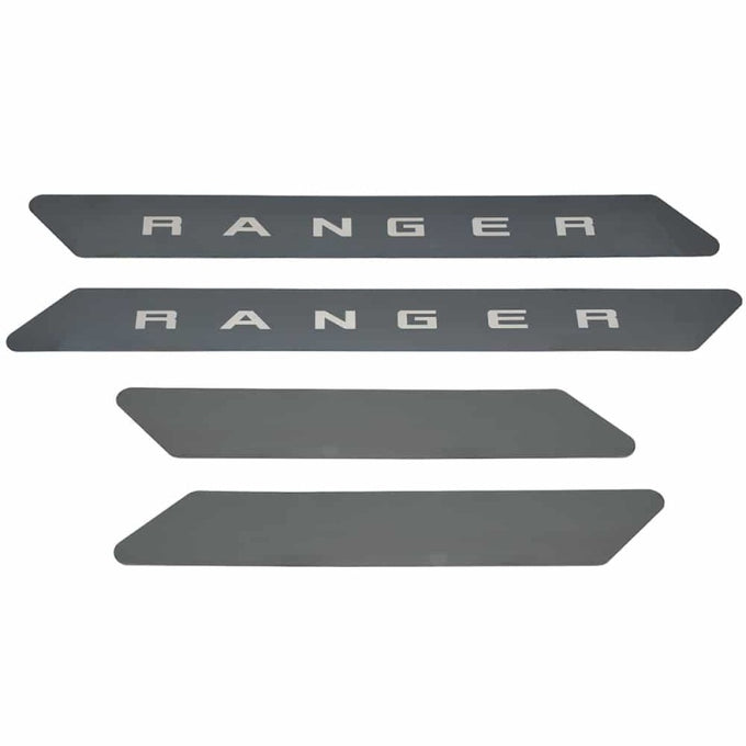 4pcs Black Platinum Door Sills <br> 19-25 Ford Ranger