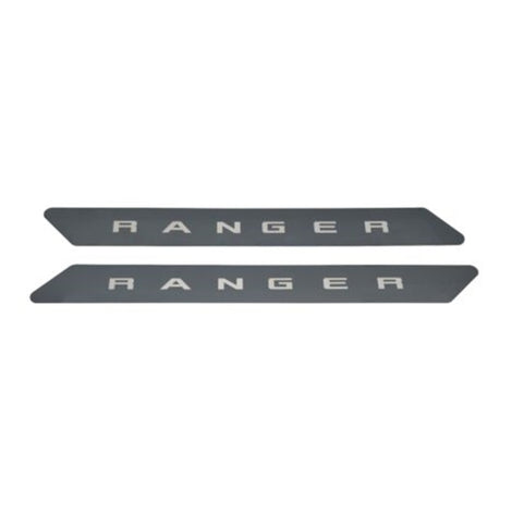 2pcs Black Platinum Door Sills w/ RANGER Etching <br> 19-25 Ford Ranger