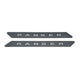 2pcs Black Platinum Door Sills w/ RANGER Etching <br> 19-25 Ford Ranger
