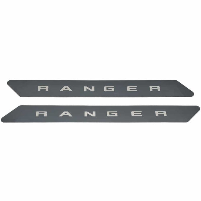 2pcs Black Platinum Door Sills w/ RANGER Etching <br> 19-25 Ford Ranger