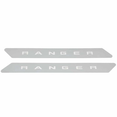 Ranger Logo Stainless Steel Door Sill Plates Kit <br> 19-25 Ford Ranger